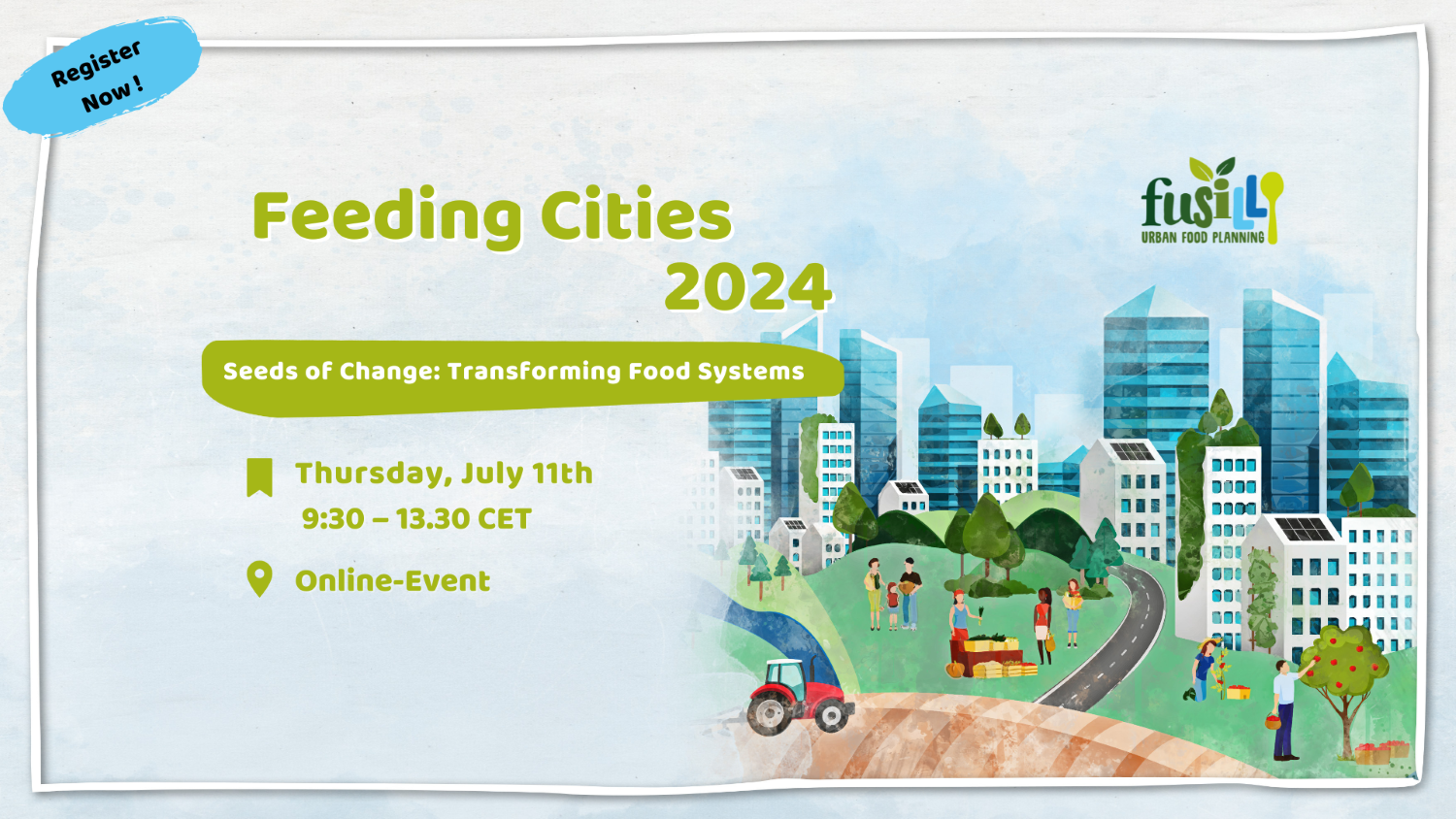 Feeding Cities Online Conference – Seeds of Change: Transforming Food System