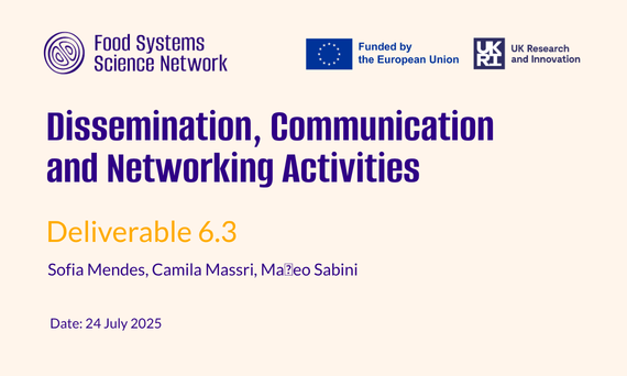 D6.3 Dissemination, Communication and Networking Activities